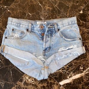 ONE TEASPOON BANDIT SHORTS size 25